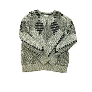 Your Neighbors Men's XL Gray Geometric Knit Sweater/ Pullover NWOT